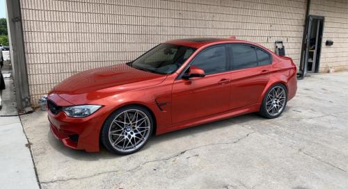 Red-Orange BMW